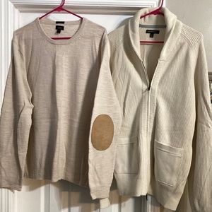 Men’s J Crew and Banana Republic Sweaters XL pkg of 2